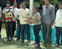Sree Durga of Class 9D Secured Silver Medal in School Games U-17 Basketball Girls State Tournament