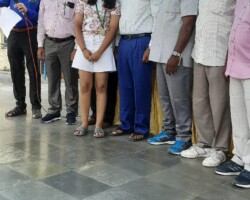 Jeeshna of Class 9B Secured 2 Gold Medals & 1 Silver Medal in Swimming - School Games District Tournament