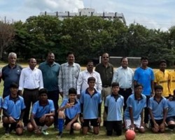 Boys Team Secured Second Place in U-17 Football - Hyderabad District School Games Federation