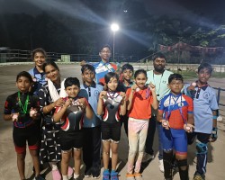 Students won Medals in Road Race