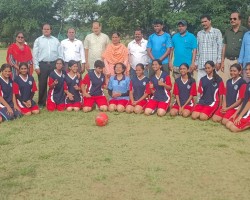 Secured First Place In U-17 SGFI- Football Girls