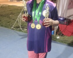 Shivanshi of V E Secured Gold Medals in Basketball…U 9 & U 11
