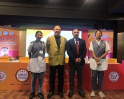 National Cryptic Crossword Competition – CCCC 11.0 - G. Sanjana & K Sai Pranavi Praagnya of Class IX secured the 4 th Position