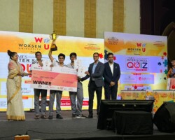 QUIZ COMPETITION - Animesh Panigrahi and Suthej Akepati of Class IX and Arnav Gupta of Class
VIII secured First Prize in Inter-School by Times of India and won Cash Prize of ONE
LAKH