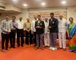 QUIZ COMPETITION - Suthej Akepati & Raayan of Class IX in Bharth ko Jano -First Prize at Branch Level