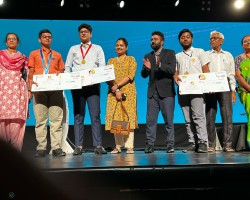 Sakshi Competitions at State Level - Aradhya Kushwaha of Class X secured the Third Prize in Sakshi Math Bee